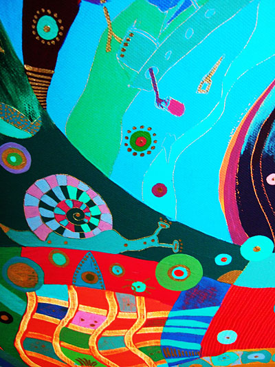 The Spiritual Revolution Project - Reality - Tableau A - Detail 3 - Snail