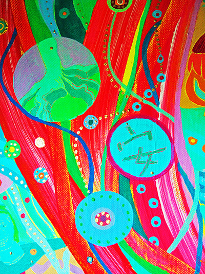 The Spiritual Revolution Project - Vision - Tableau A - Detail 1 - Peace